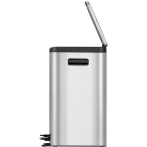 Produktbild für Mülleimer EKO EcoCasa, VB 912836, matt silber