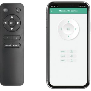 Produktbild für TV-Deckenhalterung myWall HL44ML, für 32 - 70 Zoll, schwarz
