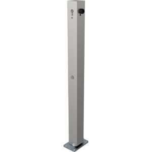 Produktbild für Absperrpfosten Schake 4070UZ, silber, aus Edelstahl
