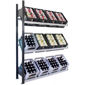 Produktbild für Anbauregal Schulte 37009-S, für Getränkekistenregal