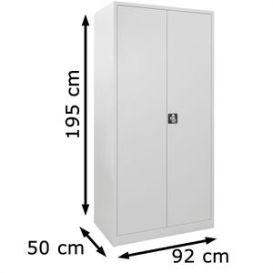 Produktbild für Werkzeugschrank ADB 40750, aus Metall, lichtgrau