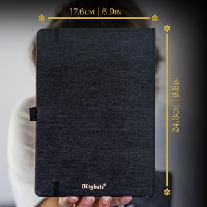 Produktbild für Notizbuch Dingbats Pro Collection, D5723B, Stoff Hardcover
