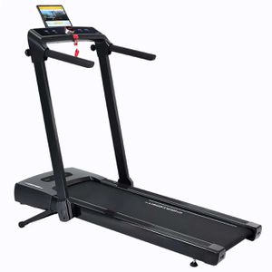 Walking-Pad Christopeit 2 in 1, mit Handlauf & Steigung