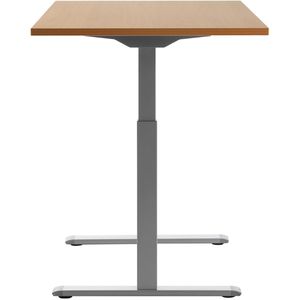 Produktbild für Schreibtisch Topstar E-Table, buche / silber