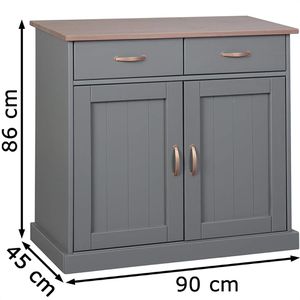 Produktbild für Kommode Inter-Link 20904200, grau