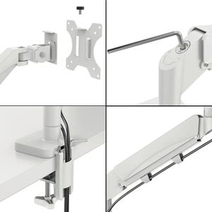 Produktbild für Monitorhalterung Leitz Ergo, VESA 75x75 &amp; 100x100 mm