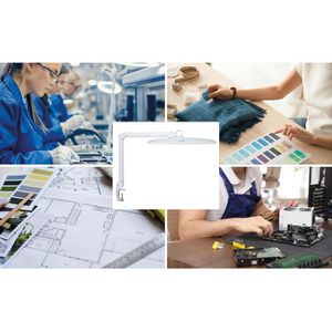 Produktbild für Schreibtischlampe Maul Maulexplore, weiß, LED, dimmbar