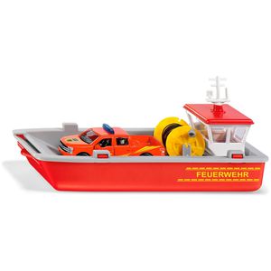 Spielzeugboot siku 2117 Feuerwehr Arbeitsboot