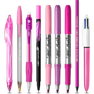 Produktbild für Schreibset Bic Pink &amp; Purple, 9642801, 10-teilig