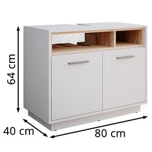 Produktbild für Waschbeckenunterschrank Vicco Beatrice, stehend