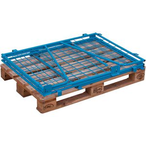 Produktbild für Palettenaufsatz VARIOfit Typ 63, pa-080.024, blau, Stahl
