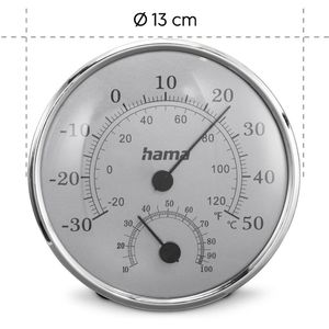 Produktbild für Thermo-Hygrometer Hama 00222236, Saipan, analog