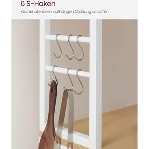 Produktbild für Küchenregal Vasagle KKS024W09, eiche