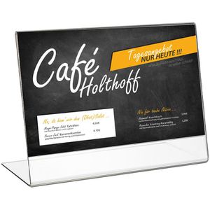 Tischaufsteller HMF 46933, A5 quer