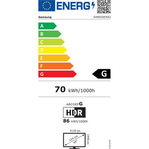 Produktbild für Monitor Samsung Odyssey OLED G9, 49 Zoll