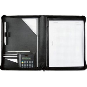Produktbild für Schreibmappe Alassio 30056, Catana, schwarz, Kunstleder