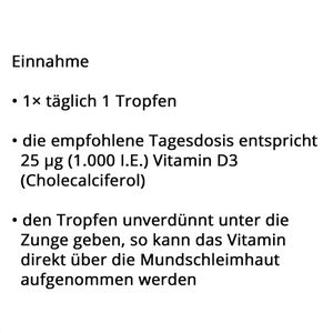 Produktbild für Vitamin-D natural-elements 50 ml, für 1700 Tropfen