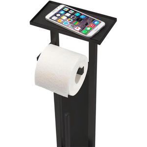 Produktbild für WC-Garnitur Wenko Debar, mit Ersatzrollenhalter