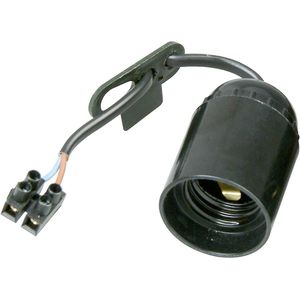 Produktbild für Lampenfassung Kopp schwarz