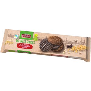 Lambertz Kekse Hafer Cookies BIO, mit Zartbitterschokolade und Kakao, 200g