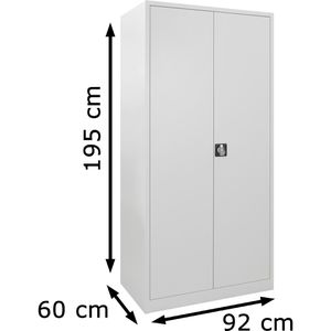 Produktbild für Werkzeugschrank ADB 40752, aus Metall, lichtgrau