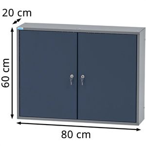 Produktbild für Werkzeugschrank Küpper 70123, aus Metall, grau / blau