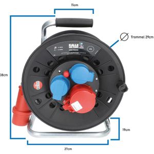 Produktbild für Kabeltrommel Kalle-das-Kabel CEE, 20m