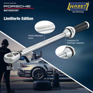 Produktbild für Drehmomentschlüssel Hazet 5122-3CT-PD, Porsche Edition
