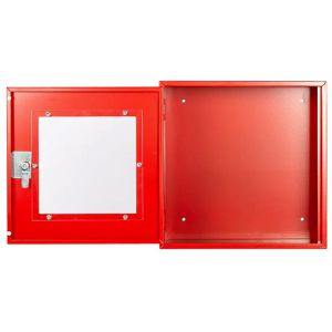 Produktbild für Defibrillator-Schrank Lüllmann 620254 rot, indoor