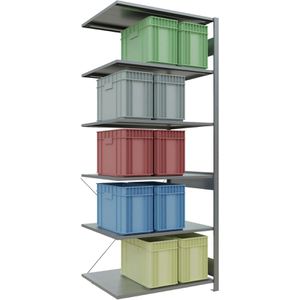 Produktbild für Anbauregal Schulte 12586, 6 Metallböden