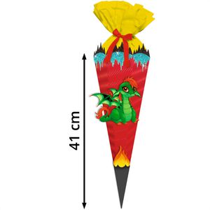 Produktbild für Schultüte Ursus 9890002, Mini Easy Line, Drache