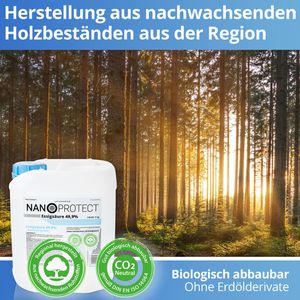 Produktbild für Essigsäure Nanoprotect Technische Qualität, 49,9%