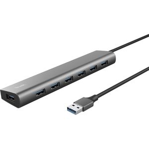 USB-Hub Trust Halyx 24967, silber