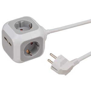 Steckdosenwürfel Brennenstuhl 1150100, 1,4m Kabel