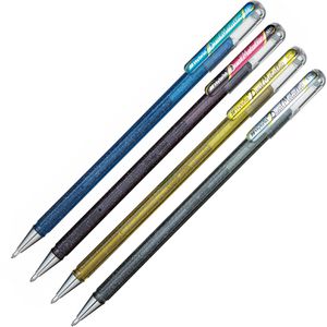 Gelschreiber Pentel Hybrid Dual Metallic Glitzer-Effekt-Gel