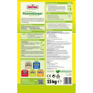Produktbild für Dünger Substral Express Rasendünger Sport &amp; Spiel