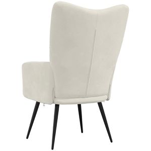 Produktbild für Loungesessel vidaXL 328082, cremeweiß