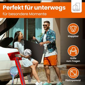 Produktbild für Bierzeltgarnitur NewHabitat 59471, anthrazit