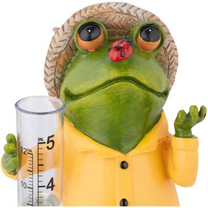 Produktbild für Regenmesser Relaxdays 10043031, Frosch, aus Kunststoff