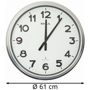 Produktbild für Wanduhr Maul Maulride, Kunststoff, analog, Funkuhr
