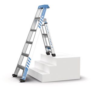 Produktbild für Mehrzweckleiter Zarges MultiMaster 5, 40331, eloxiert