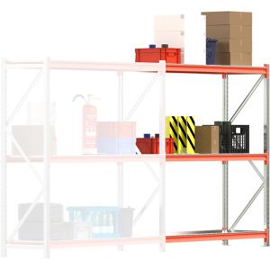 Produktbild für Anbauregal Regalwerk EMMA, 3 Metallböden