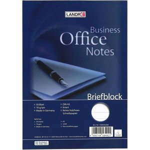 Produktbild für Briefblock Herlitz 100050268 Office, A5
