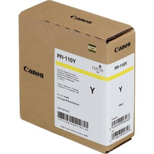 Produktbild für Tinte Canon PFI-110Y gelb