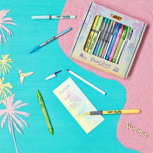 Produktbild für Schreibset Bic Pastel Dream, 992735, 16-teilig