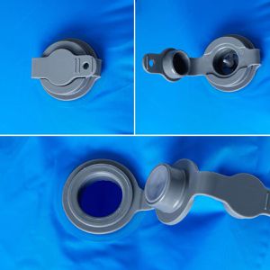 Produktbild für Isomatte vidaXL 4007110, blau, aufblasbar