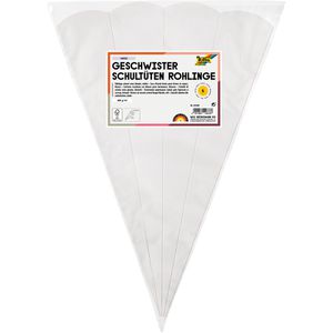 Produktbild für Schultüte Folia 94500, Rohling, weiß