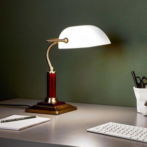 Produktbild für Schreibtischlampe Brilliant Bankir, E27-Fassung