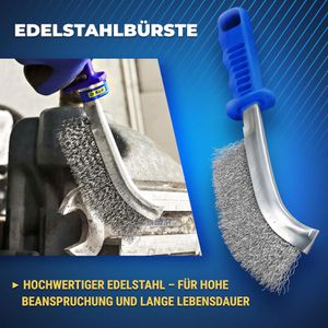 Produktbild für Drahtbürste S&amp;R 135.033.265, 3-teiliges Set