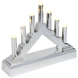 Lichterbogen Ideen-mit-Herz 013164-03, Mini, silber